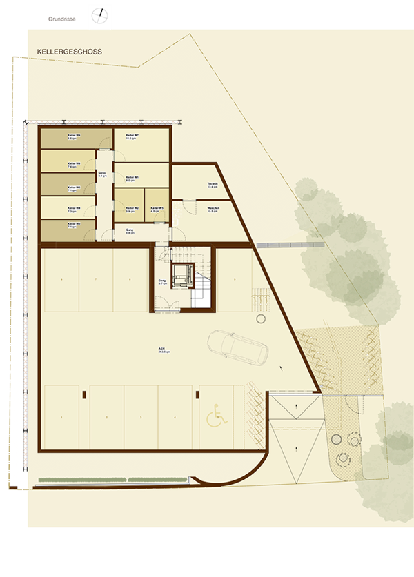 Grundriss Untergeschoss