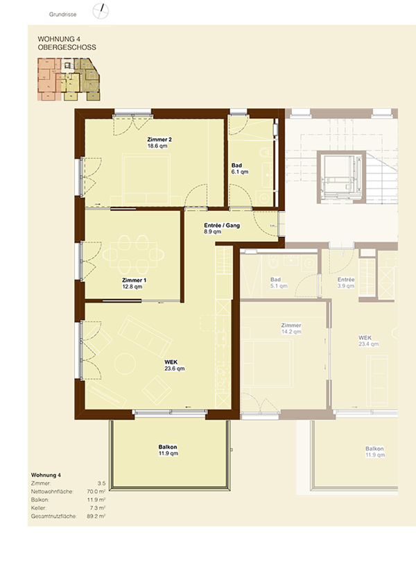 Grundriss W4