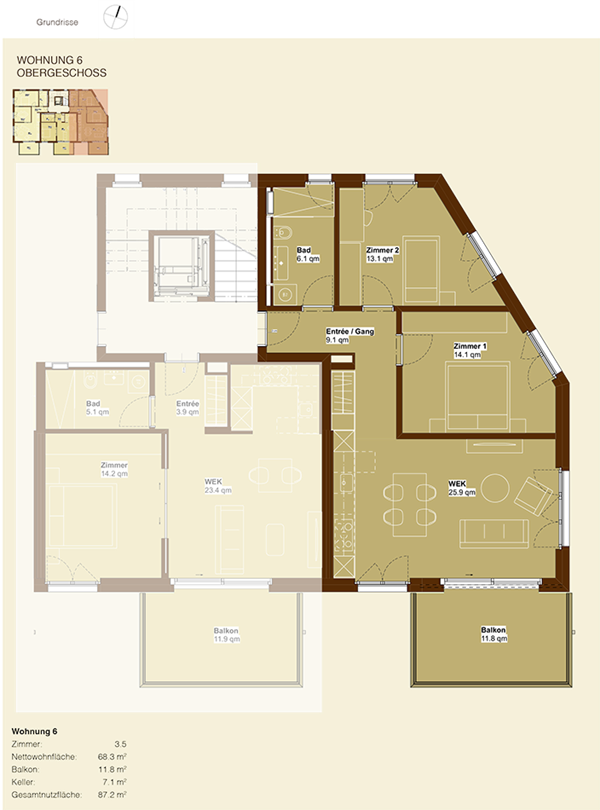 Grundriss W6